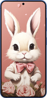 Силиконовый чехол Зайчик для Samsung Galaxy S25 Plus - 5669u-3826 изображение 