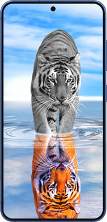 Силіконовий чехол Тигр для Samsung Galaxy S25 Plus - 6016u-3826 изображение 