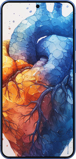 Силиконовый чехол Арт-сердце для Samsung Galaxy S25 Plus - 6034u-3826 изображение 