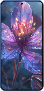 Силиконовый чехол Магический цветок для Samsung Galaxy S25 Plus - 6038u-3826 изображение 