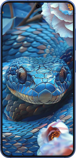 Силиконовый чехол Blue Snake для Samsung Galaxy S25 Plus - 6079u-3826 изображение 