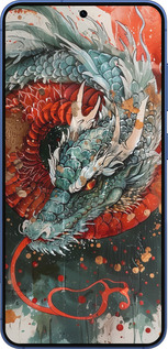 Силиконовый чехол Стихия огня для Samsung Galaxy S25 Plus - 6101u-3826 изображение 