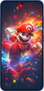 Силиконовый чехол Супер Марио для Samsung Galaxy S25 Plus - 6342u-3826 изображение 