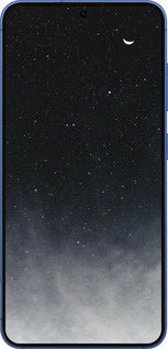 Силиконовый чехол Сині хмари, Синій місяць для Samsung Galaxy S25 Plus - 6396u-3826 изображение 