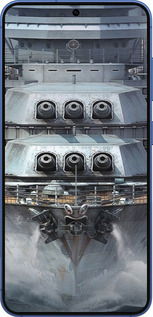 Силіконовий чехол Лінкор, world of tanks, wargaming, військовий корабель для Samsung Galaxy S25 Plus - 6453u-3826 изображение 