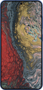 Силиконовый чехол С изображением абстрактной живописи для Samsung Galaxy S25 Plus - 6530u-3826 изображение 