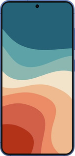 Силиконовый чехол В стиле ретро с волнами для Samsung Galaxy S25 Plus - 6531u-3826 изображение 
