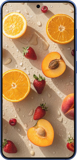 Силіконовий чехол Фрукти 3 для Samsung Galaxy S25 Plus - 6703u-3826 изображение 