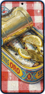 Силиконовый чехол Vintage Sardine Tin Phone для Samsung Galaxy S25 Plus - 6772u-3826 изображение 