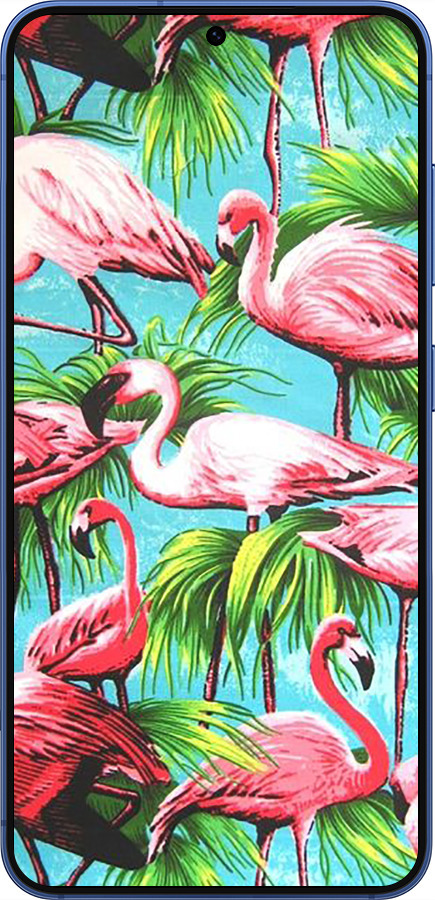 Силиконовый чехол Tropical background для Samsung Galaxy S25 Plus - 4016u-3826 изображение 