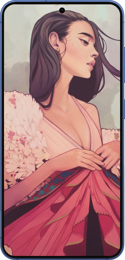 Силиконовый чехол Kelsey Beckett для Samsung Galaxy S25 Plus - 4034u-3826 изображение 