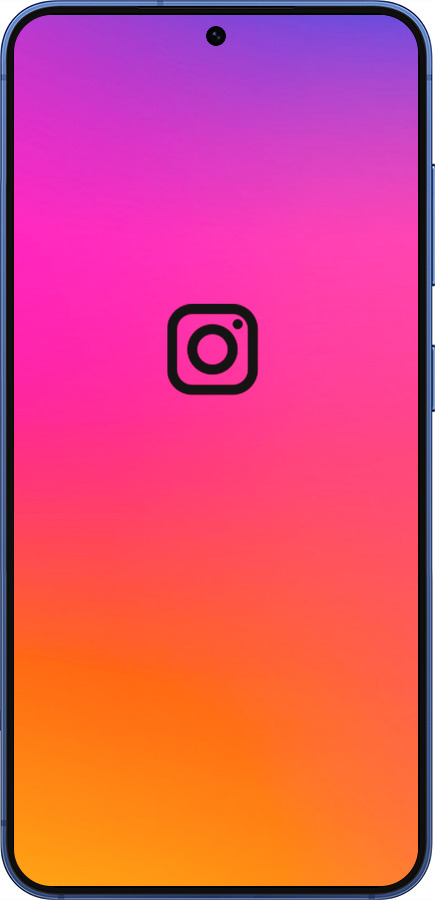 Силиконовый чехол Instagram для Samsung Galaxy S25 Plus - 4273u-3826 изображение 