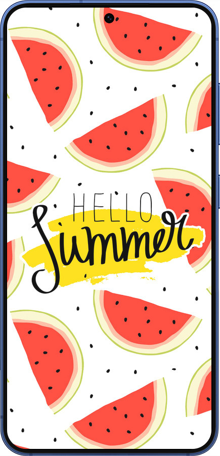 Силиконовый чехол Hello Summer для Samsung Galaxy S25 Plus - 4356u-3826 изображение 