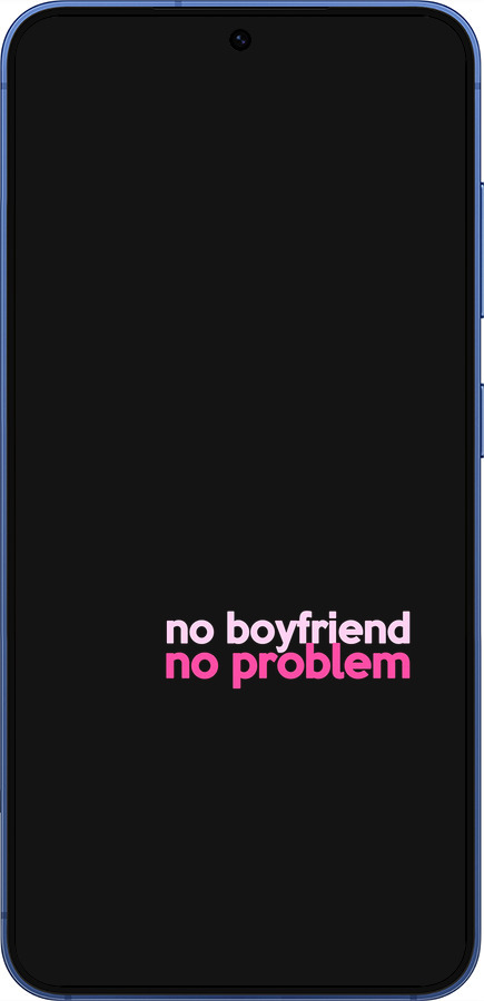 Силіконовий чехол no boyfriend no problem для Samsung Galaxy S25 Plus - 4549u-3826 изображение 