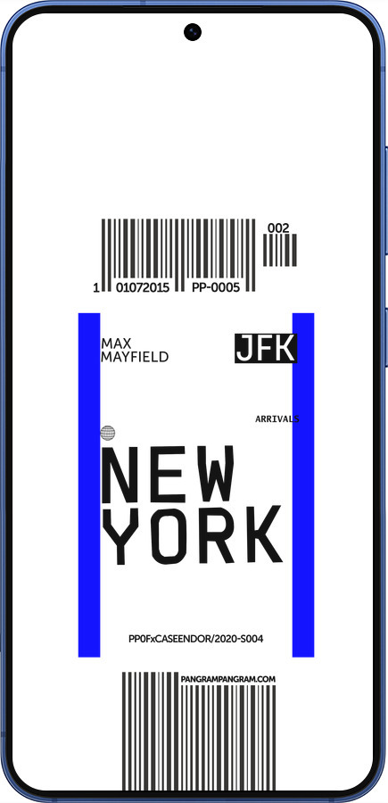 Силіконовий чехол New York для Samsung Galaxy S25 Plus - 4861u-3826 изображение 
