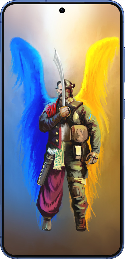Силиконовый чехол Воин-Ангел для Samsung Galaxy S25 Plus - 5317u-3826 изображение 