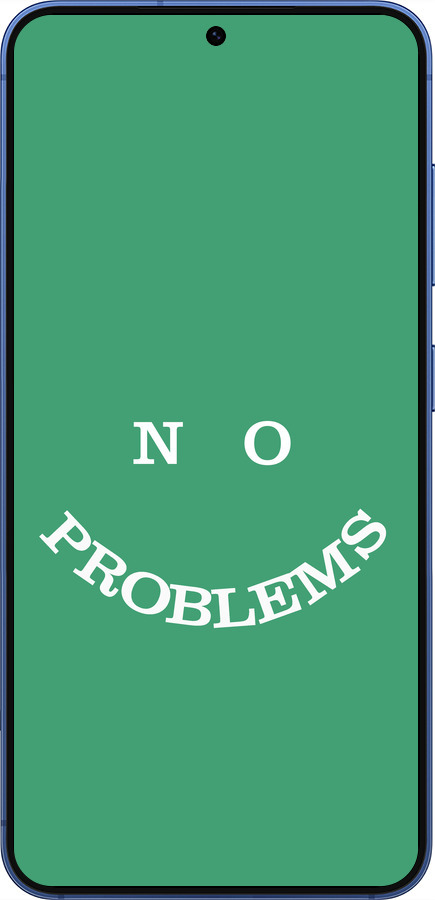 Силиконовый чехол No Problems для Samsung Galaxy S25 Plus - 5573u-3826 изображение 