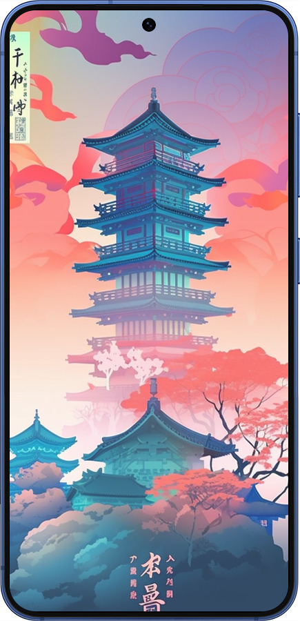 Силиконовый чехол Япония монастырь для Samsung Galaxy S25 Plus - 5590u-3826 изображение 