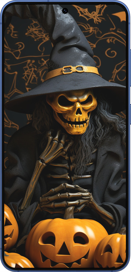 Силиконовый чехол Halloween 2 для Samsung Galaxy S25 Plus - 5654u-3826 изображение 