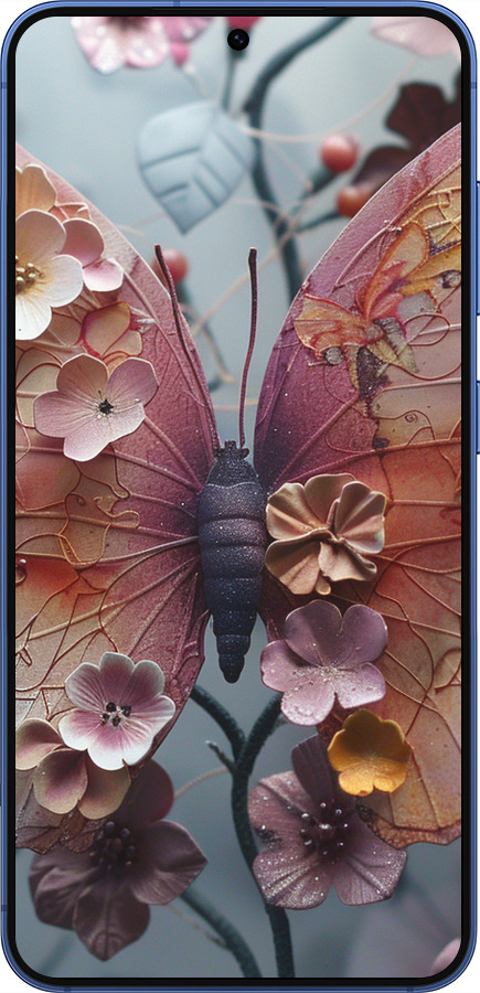 Силіконовий чехол Fairy Butterfly для Samsung Galaxy S25 Plus - 6048u-3826 изображение 
