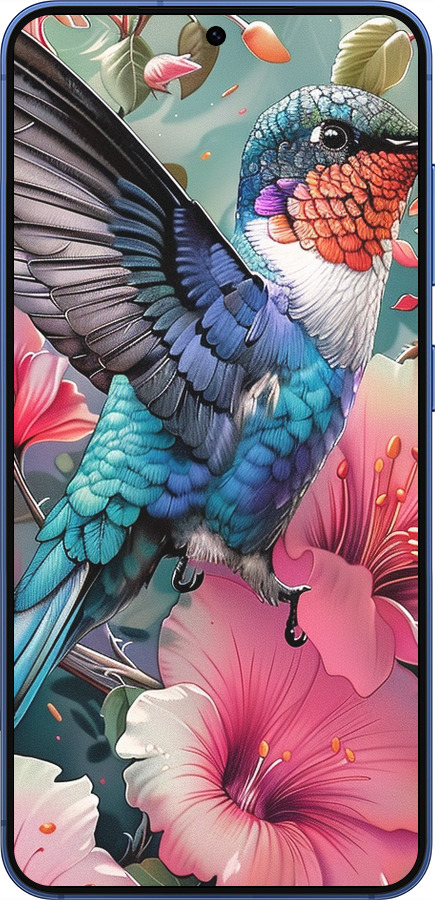 Силіконовий чехол Казкова колібрі для Samsung Galaxy S25 Plus - 6051u-3826 изображение 