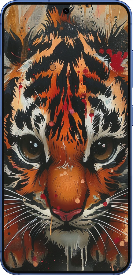 Силиконовый чехол Mini tiger для Samsung Galaxy S25 Plus - 6052u-3826 изображение 