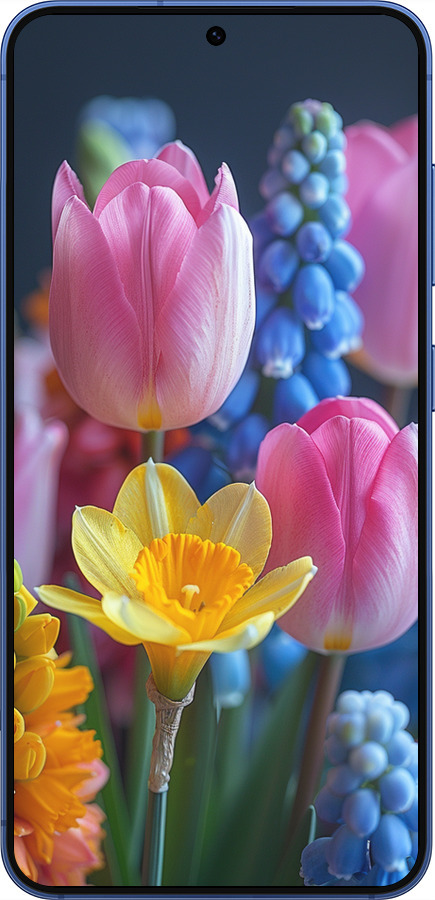 Силиконовый чехол Весенние цветы для Samsung Galaxy S25 Plus - 6058u-3826 изображение 