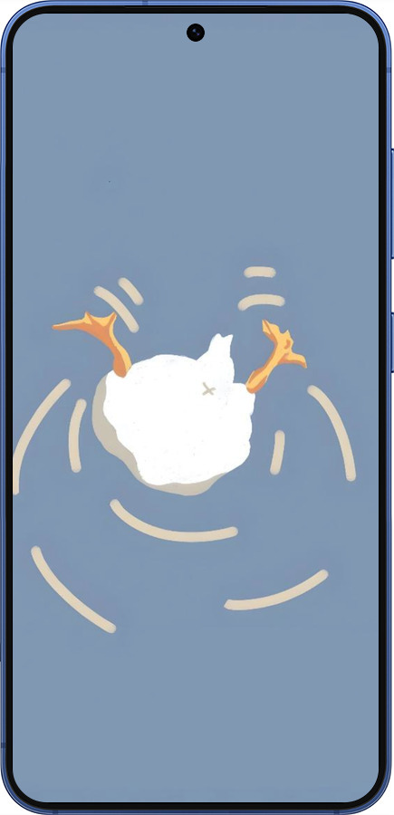 Силіконовий чехол Гусь ныряет для Samsung Galaxy S25 Plus - 6275u-3826 изображение 