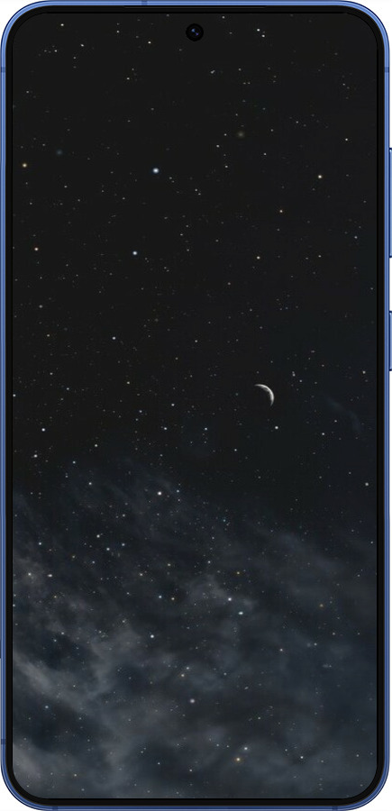 Силиконовый чехол Ночное небо для Samsung Galaxy S25 Plus - 6451u-3826 изображение 