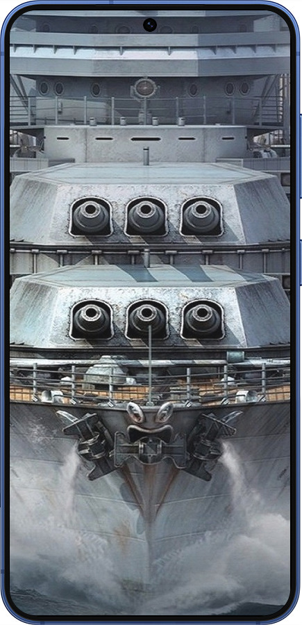 Силіконовий чехол Лінкор, world of tanks, wargaming, військовий корабель для Samsung Galaxy S25 Plus - 6453u-3826 изображение 
