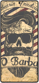 Силиконовый чехол Barber Shop для Samsung Galaxy S25 Ultra - 4097u-3805 изображение 