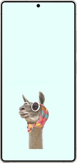 Силиконовый чехол Модная лама для Samsung Galaxy S25 Ultra - 4479u-3805 изображение 