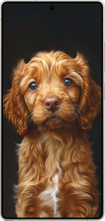 Силіконовий чехол Cocker spaniel на чорному фоні для Samsung Galaxy S25 Ultra - 6137u-3805 изображение 