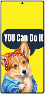 Силиконовый чехол чехол с корги You Can Do It для Samsung Galaxy S25 Ultra - 6184u-3805 изображение 