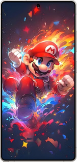 Силиконовый чехол Супер Марио для Samsung Galaxy S25 Ultra - 6342u-3805 изображение 