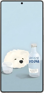 Силіконовий чехол Пес водка для Samsung Galaxy S25 Ultra - 6368u-3805 изображение 
