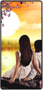 Силиконовый чехол Sunset для Samsung Galaxy S25 Ultra - 6607u-3805 изображение 