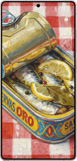 Силиконовый чехол Vintage Sardine Tin Phone для Samsung Galaxy S25 Ultra - 6772u-3805 изображение 