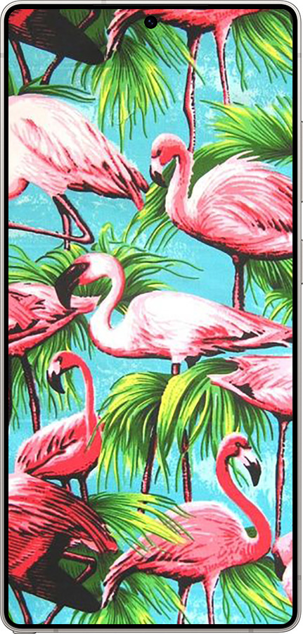 Силиконовый чехол Tropical background для Samsung Galaxy S25 Ultra - 4016u-3805 изображение 