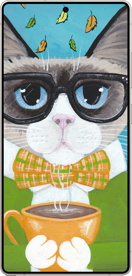 Силиконовый чехол Cat&Coffee для Samsung Galaxy S25 Ultra - 4053u-3805 изображение 