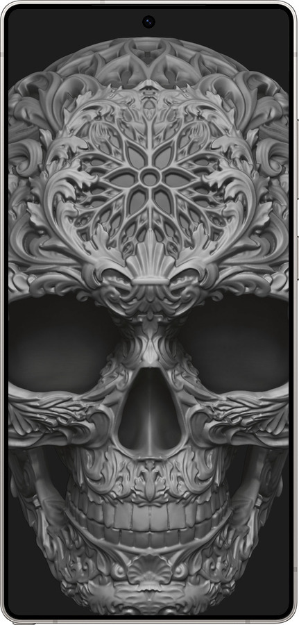 Силиконовый чехол skull-ornament для Samsung Galaxy S25 Ultra - 4101u-3805 изображение 
