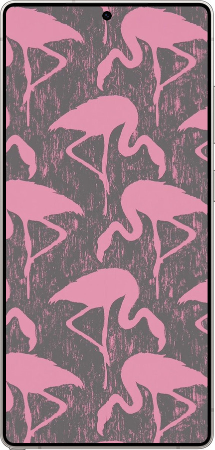 Силиконовый чехол Vintage-Flamingos для Samsung Galaxy S25 Ultra - 4171u-3805 изображение 