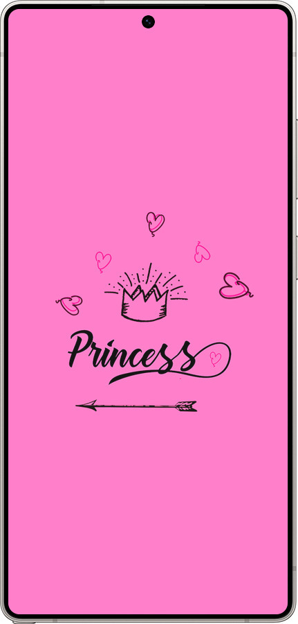 Силіконовий чехол Princess для Samsung Galaxy S25 Ultra - 4361u-3805 изображение 