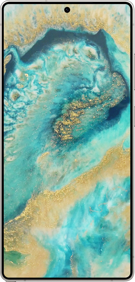 Силиконовый чехол Green marble для Samsung Galaxy S25 Ultra - 4365u-3805 изображение 