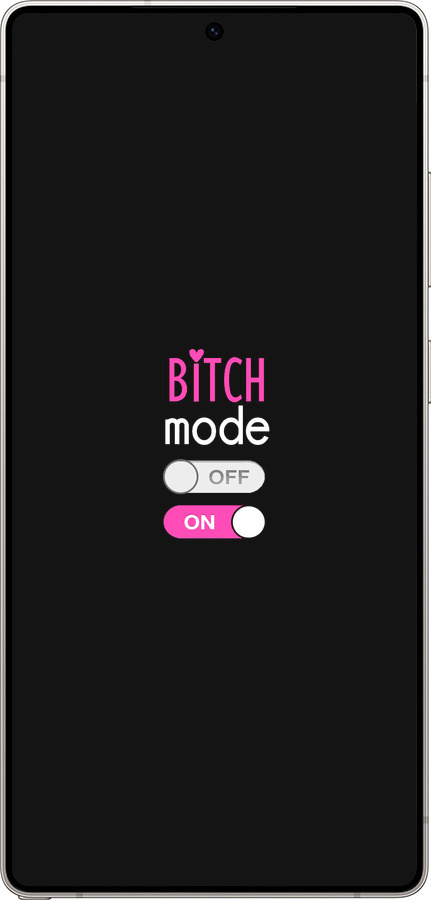 Силиконовый чехол Bitch mode для Samsung Galaxy S25 Ultra - 4548u-3805 изображение 
