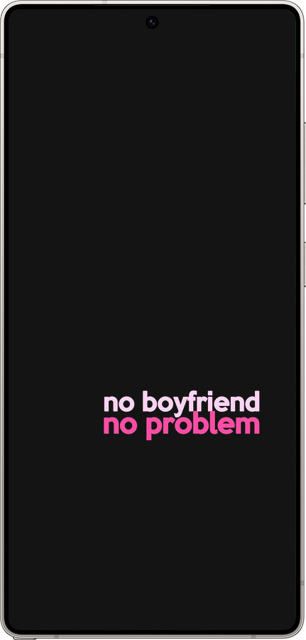 Силиконовый чехол no boyfriend no problem для Samsung Galaxy S25 Ultra - 4549u-3805 изображение 