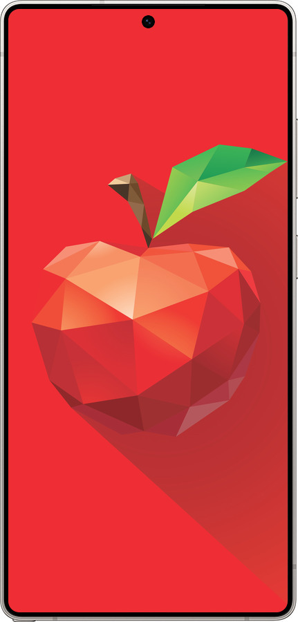 Силиконовый чехол Яблоко для Samsung Galaxy S25 Ultra - 4696u-3805 изображение 