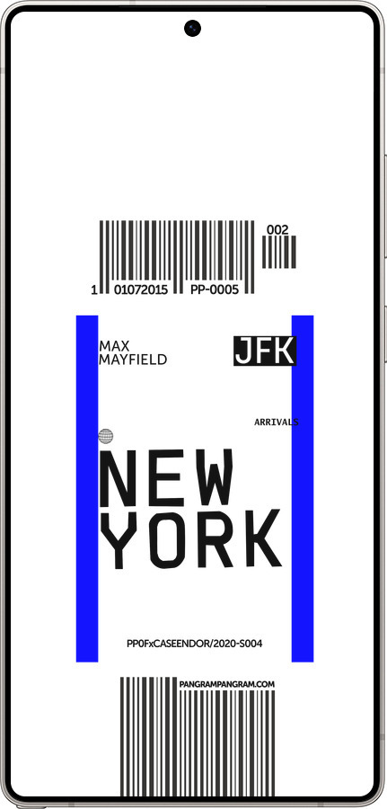 Силиконовый чехол New York для Samsung Galaxy S25 Ultra - 4861u-3805 изображение 