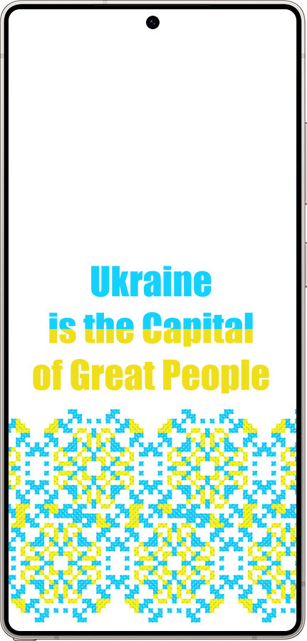 Силіконовий чехол Ukraine  для Samsung Galaxy S25 Ultra - 5283u-3805 изображение 