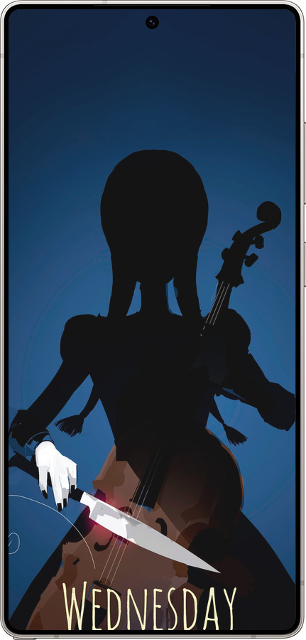 Силиконовый чехол Wednesday для Samsung Galaxy S25 Ultra - 5515u-3805 изображение 